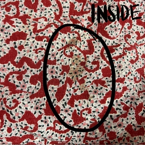 BA&SH | Crystal Dress Carmin Printed Shoulder Pad Ruched Crepe Mini Dress Size S - Picture 14 of 16